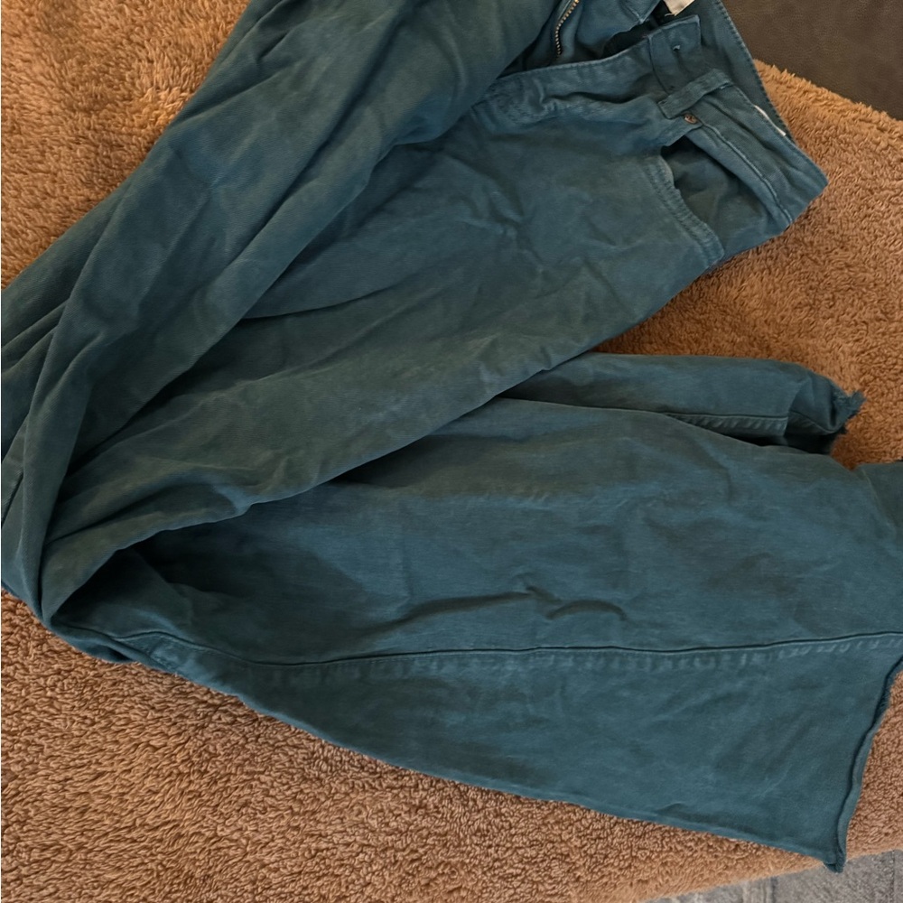 Shyanne Women's Teal Flare Jeans